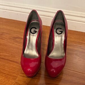 Guess Shiny Red Heels
